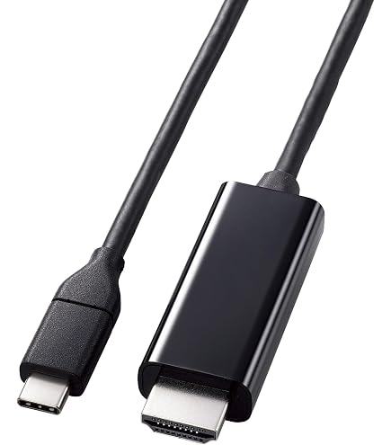 Amazon | エレコム USB Type C - HDMI 変換ケーブル 2m やわらか 4K2K