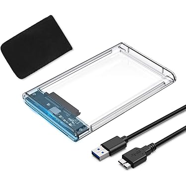外付けハードディスクケース 110TB Amazon.co.jp: 透明な 2.5