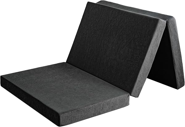 タンスのゲン マットレス シングル【全部洗える】厚み10cm「純」高反発(R) 密度25D 硬さ190N 三つ折り 敷布団 パイル 13810084(100399) - 1