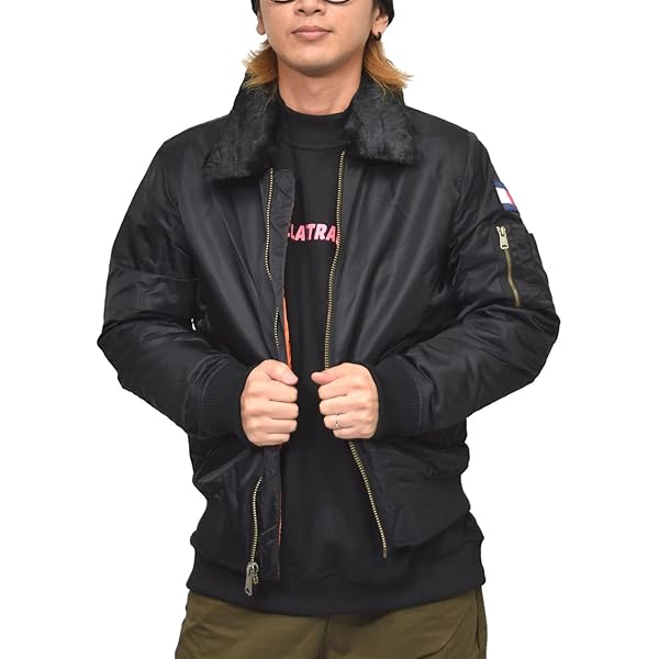 Amazon.co.jp: [トミーヒルフィガー] フライトジャケット メンズ