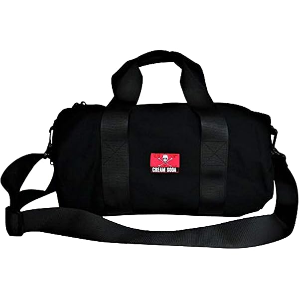 Amazon | [Cream Soda] ヒョウ柄 ドラムバッグ 『RED』 ☆ クリーム