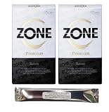 コンドーム ZONE（ゾーン）Premium （5個入）2箱セット ラテックス製 ナマ感覚ゼリー ジェクス スキン ゴム コンドーム スティックローション セット 避妊具 スキン condom