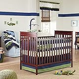 Alligator Blues 5 Piece Baby Crib Bedding Set with Bumper by Nojo by NoJo