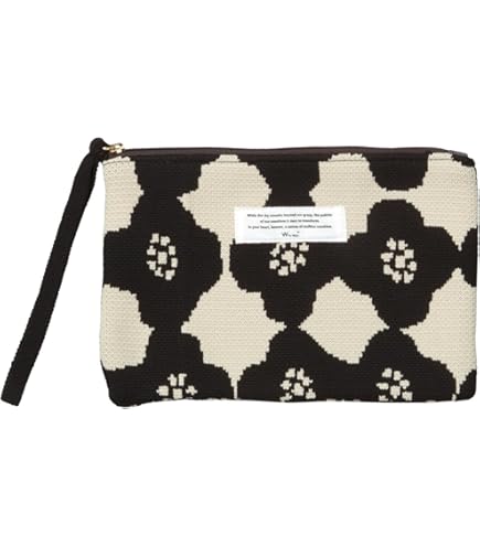 Amazon.co.jp: ファミリアポーチ デニム ネイビー 手刺繍 くま スキー