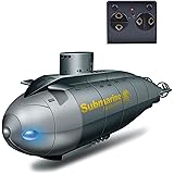 ミニRC潜水艦、Yueou ミニRC潜水艦リモートコントロールボートミニRCボートRCレースボート6CHギフトおもちゃキッズボーイズ