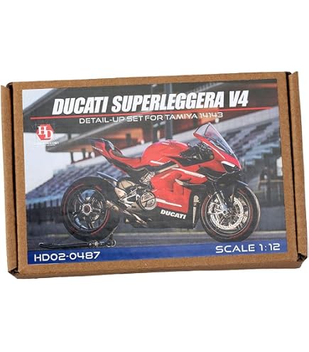 Amazon.co.jp: 1/12 ドゥカティ スーパーレッジェーラV4 ギャー&チェー