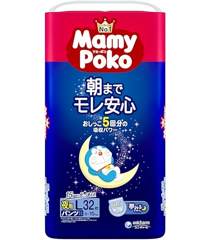 Amazon.co.jp: 【パンツ Mサイズ】マミーポコ 夜用パンツ ドラえもん
