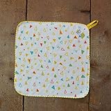 ループ付ハングチーフ(キャンディ) 手書き風プリント刺繍