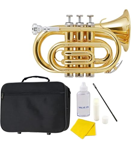 ケルントナートランペット本体KTR-33ゴールド ケース＆マウスピース Amazon.co.jp: Kaerntner ケルントナー ポケットトランペット KTR-33P