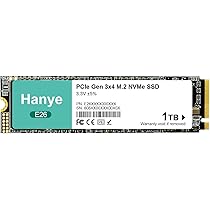 Amazon | Hanye 内蔵型 SSD 1TB PCIe Gen3x4 M.2 NVMe 2280 3500MB/s