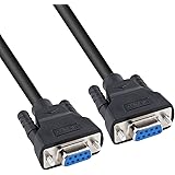 DTECH RS232C シリアルケーブル D-Sub9ピンメス-D-Sub9ピンメス クロスケーブル 1.5m