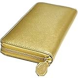 財布 金運 四神獣の押し型 レディース メンズ 金運アップ 金色 風水 長財布 黄色 本革 ラウンド シャンパンゴールド 開運 玄武 青龍 朱雀 白虎 四神獣