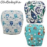 OHBABYKAオムツ機能付 水遊び用パンツ スイミングパンツ キッズ 女の子 男の子 ベビー スイムパンツ プール用オムツ スイミングおむつ おもらし防止パンツ 水中パンツ ベビー 赤ちゃん 水遊び