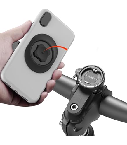 Amazon.co.jp: 自転車 スマホホルダー 1秒着脱 ロードバイク スマホ