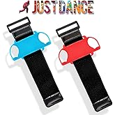 Wrist Bands for Just Dance 2021 2020 2019 Compatible with Nintendo Switch Dancing Game, Adjustable Elastic Strap for Joy-Cons