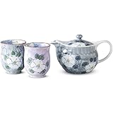 一珍山茶花　茶コシ付ポット茶の間揃