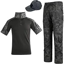Amazon | FiSoundサバゲー迷彩服Tシャツ＋コンバットパンツ＋