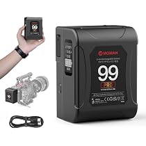 Amazon.co.jp: Moman Power99 Pro Vマウントバッテリー 99Wh 200W出力