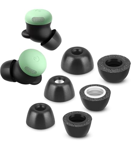 Amazon | Google Pixel Buds Pro 2用メモリーフォームチップ、シリコン