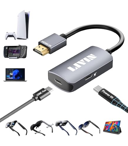 Amazon.co.jp: HDMI to Type-C 対応 XREAL One/Air 2 Pro/VITURE Luma