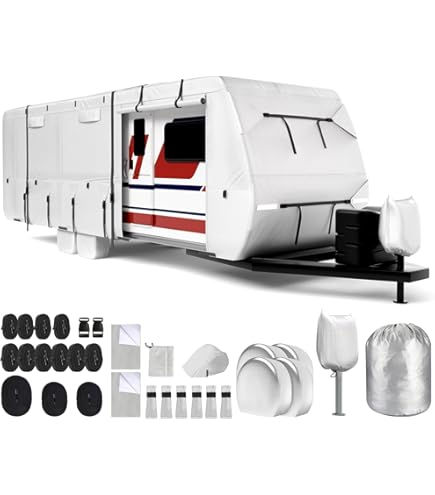 420D Top Class C RV Cover Fits 29'-32' Waterproof Rip-Resistant Anti-UV Motorhome - View #8