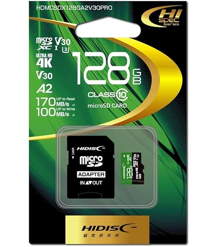 Amazon | HIDISC 超高速 R170シリーズ microSDXCカード 256GB CLASS10