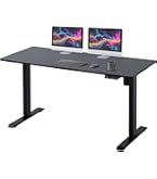 Amazon | FLEXISPOT スタンディングデスク 電動式昇降デスク 高さ調節