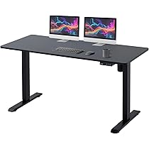 山善　昇降デスク スリムサイズ　コード収納トレイ付 座ったまま”はリスク大！｢電動昇降デスクシリーズ｣より｢ハイ