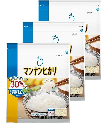 Amazon.co.jp: マンナンヒカリ 6kg[1.5kg×4袋] : 食品・飲料・お酒