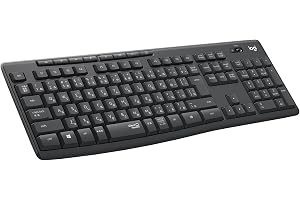 ロジクール ワイヤレスキーボード K295GP 静音 耐水 キーボード 無線 Unifying K295 windows chrome グラファイト 国内正規品