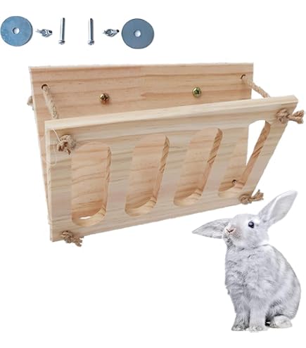 Rabbit Rib Rack Hay Rack RUBYHOME Rabbit Hay Feeder Rack - Efficient Food Maldives Hay ...