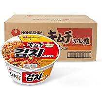 Amazon.co.jp: Nongshim 農心 公式 キムチ サバル麺 12個 セット 韓国