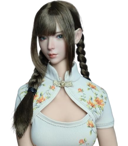 Amazon | 1/6 フィギュア用 ヘッド ロリ風 スマイル 笑顔 萌え萌える