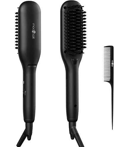 Amazon | SALONIA サロニア ストレートヒートブラシ ワイド ヘアブラシ