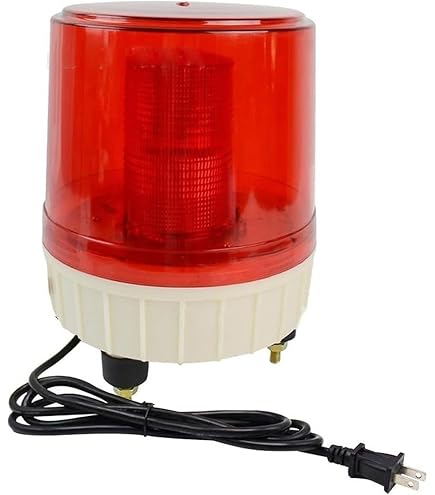 Amazon.co.jp: パトライト(PATLITE) KG-100-R (AC100V/赤) 大型回転灯 