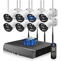 Amazon.co.jp: 【双方向通話・人体検知】OHWOAI 防犯カメラセット 8台