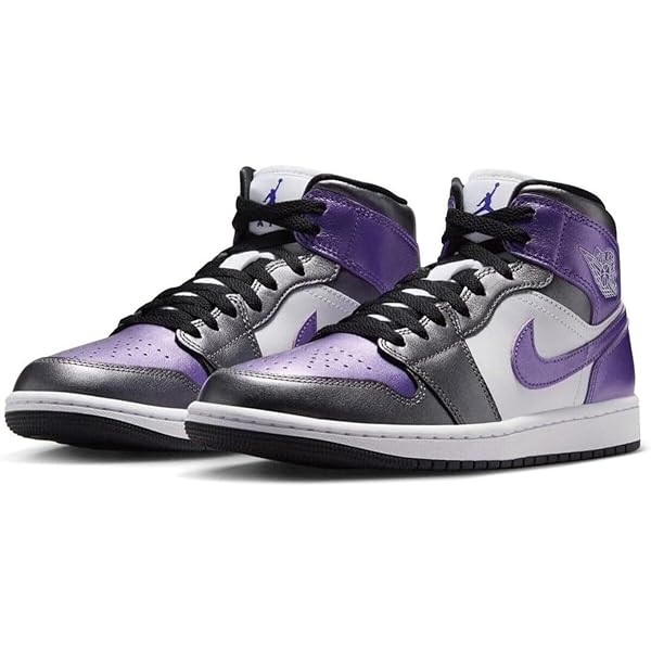 NIKE AIR JORDAN 1 MID パープル/ホワイ24.0cm 新品24 5cm】NIKE AIR JORDAN1MID (GS) エアジョーダン1