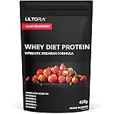 ULTORA ウルトラ ホエイプロテイン クリアストロベリー風味 450g 人工甘味料不使用 国産