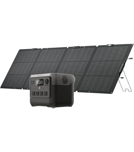 Amazon.co.jp: EcoFlow ポータブル電源 ソーラーパネルセット 太陽光