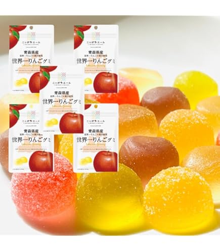 Amazon | まるでりんごグミ 2袋セット | ノーブランド品 | グミ 通販