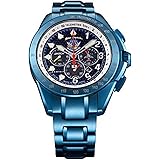 [ケンテックス] 腕時計 クロノグラフ ソーラー JSDFシリーズ ブルーインパルス 限定 S720M-02 メンズ ブルー