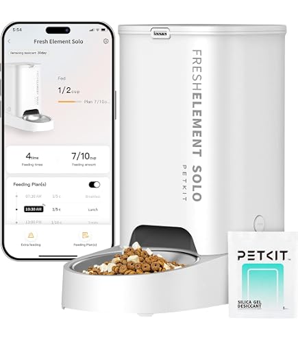 Amazon | 【PETKIT SOLO】自動給餌器 (カメラなし) タイマー式 スマホ