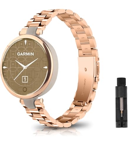 Amazon.co.jp: Garmin Lily Sport Light Sand/Rose Gold Small