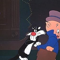 ルーニー・テューンズの人気壁紙画像 『ポーキー・ピッグ』シルベスター・キャット (Sylvester Cat),ポーキー・ピッグ (Porky Pig)