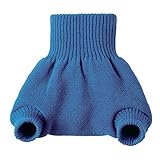 Disana Organic Merino Wool Nappy Wrap / Diaper Cover Overpants 98/104 Blue by Disana