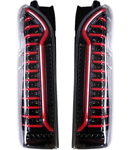 Amazon | ハイエース 200系 テールランプ 415コブラ BADテール BAD-RED 