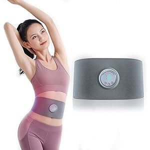 EMS 腹筋 ベルト シリカゲル EMS 腹筋トレーニング器具 10つモード 19パターンで段数を調節できる