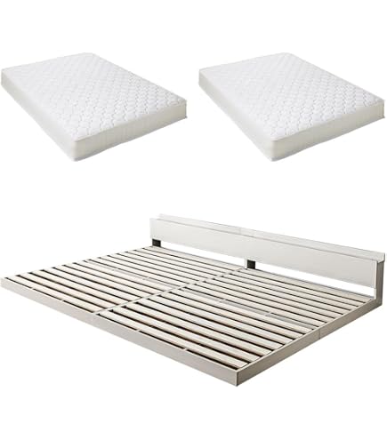 Amazon|ベッド ワイドキング240(セミダブル×2)[ボリューム敷布団付き Amazon|ベッド ワイドキング240(セミダブル×2)[ボリューム敷布団付き