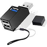 SZSL USB C ハブ Type C ハブ 1ポート USB3.0＋2ポートUSB2.0 コンボハブ 超小型 バスパワー USB-C変換アダプター USBポート拡張 高速 軽量 コンパクト 携帯便利 1個入り