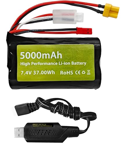 Goolsky Batteria ricaricabile da 7,4 V 1500 mAh LiPo per WLtoys A959-B A979- B Buggy Car
